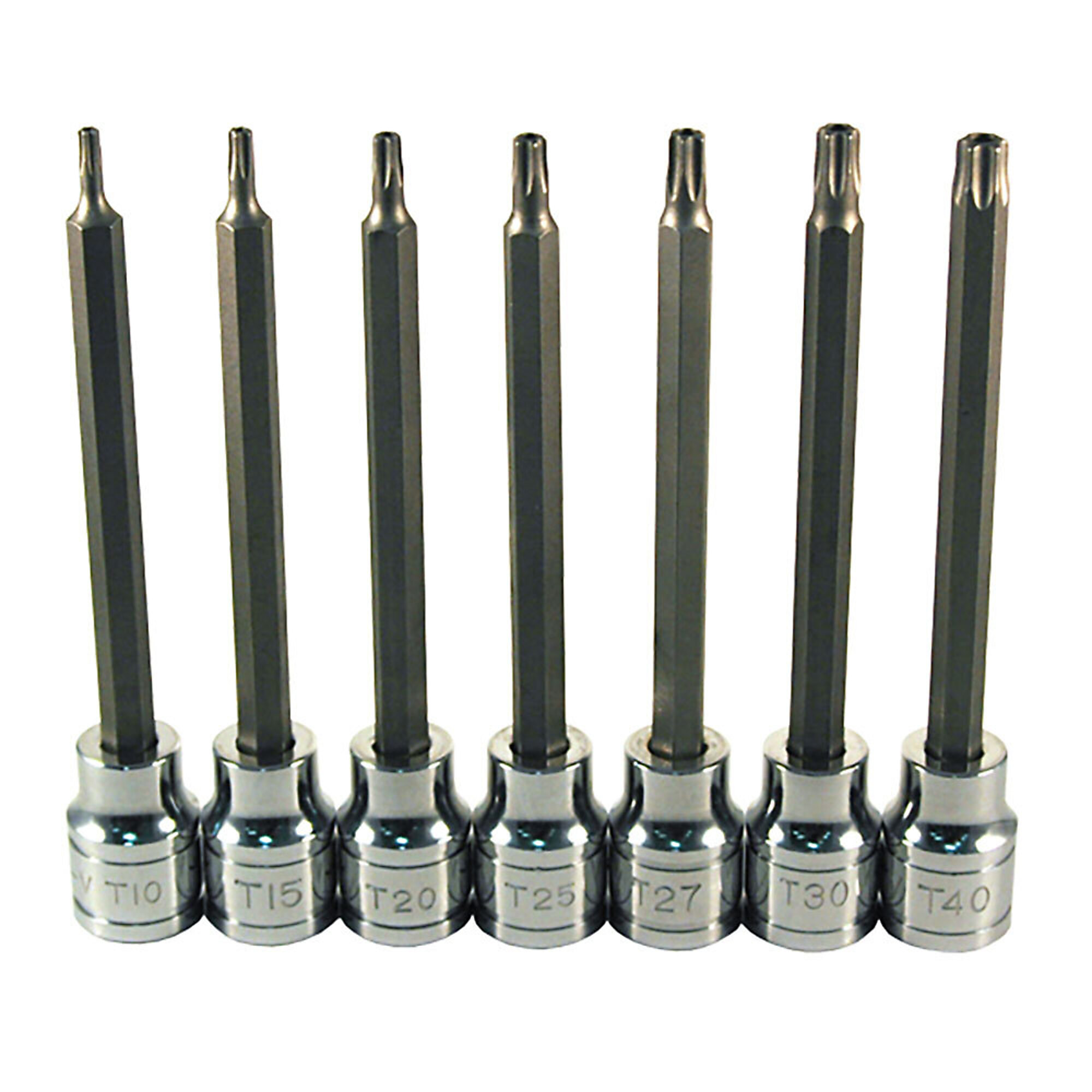 ATD Socket Torx Tamper Proof X Long Set 7Pc, Model# 10098